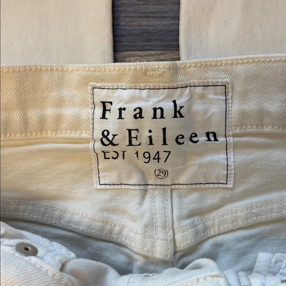 Frank & Eileen Cream Ankle Jeans - Picture 3 of 8